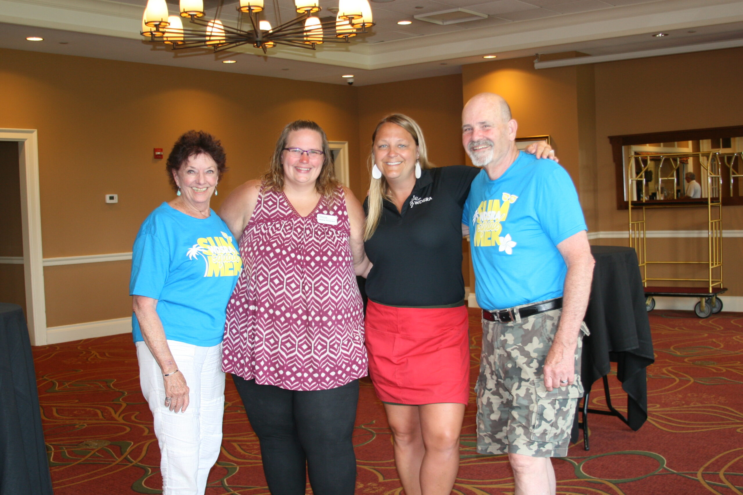 staff and volunteers at the golf classic