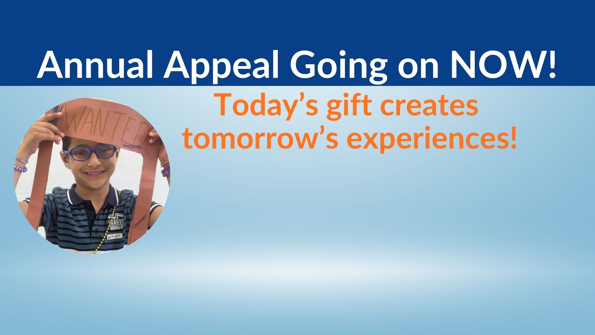 Annual Appeal going on now. - Match opportunity thru 12.15.25