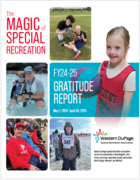 fy2425 annual report cover the magic of special recreation gratitude report
