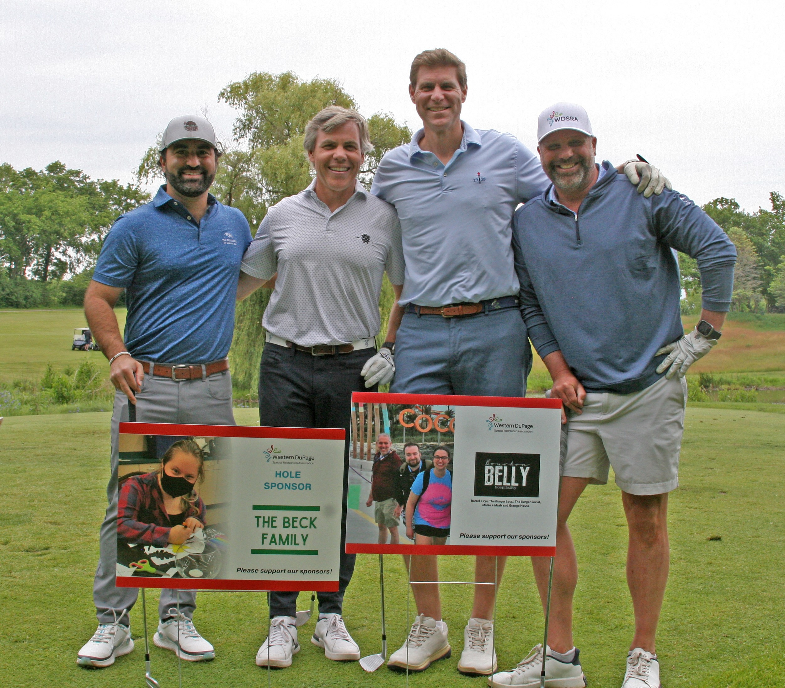 Best foursome team photo