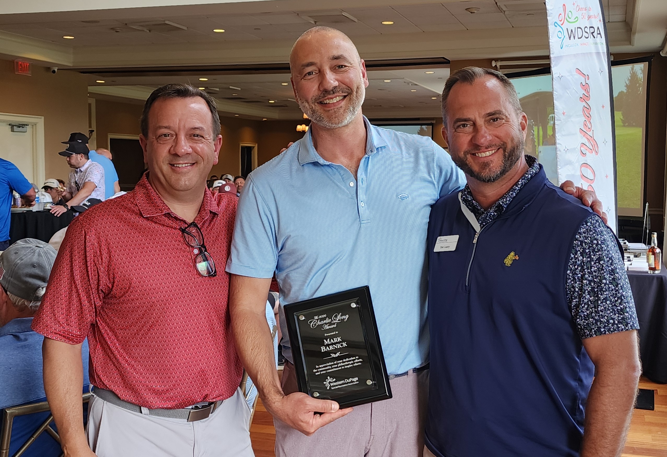 Mark Barnick receives the Charlie Long Award
